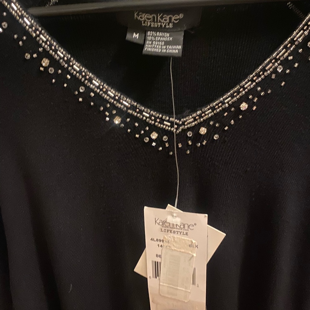 sparkle embellished sweater